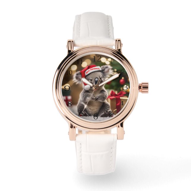 Montre "Koala Kris Kringle : Noël en dessous" (Recto)