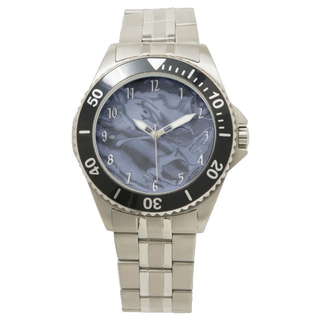 Montre Koi (bleu) (devant)