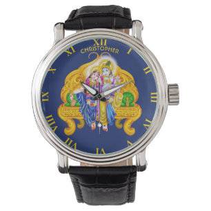 Montre Krishna Radha Vigneshwara Hinduisme psychédélique