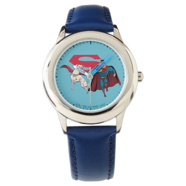 Montre Krypto et Superman (devant)