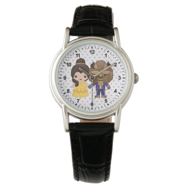 Montre La beauté et la bête Emoji (devant)
