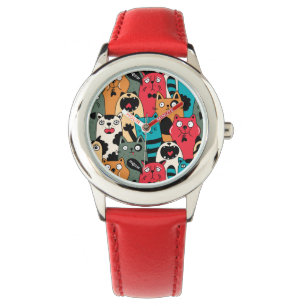 Montre La Crowd of cats
