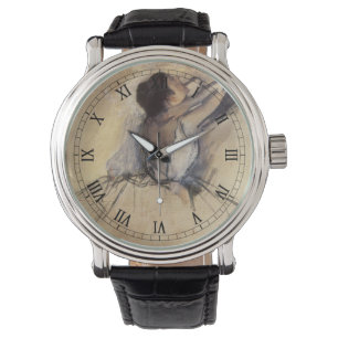 Montre La danseuse d'Edgar Degas, Ballerina Art Vintage
