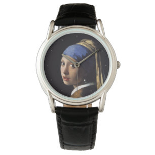 Montre La fille avec une perle oreille par Johannes Verme
