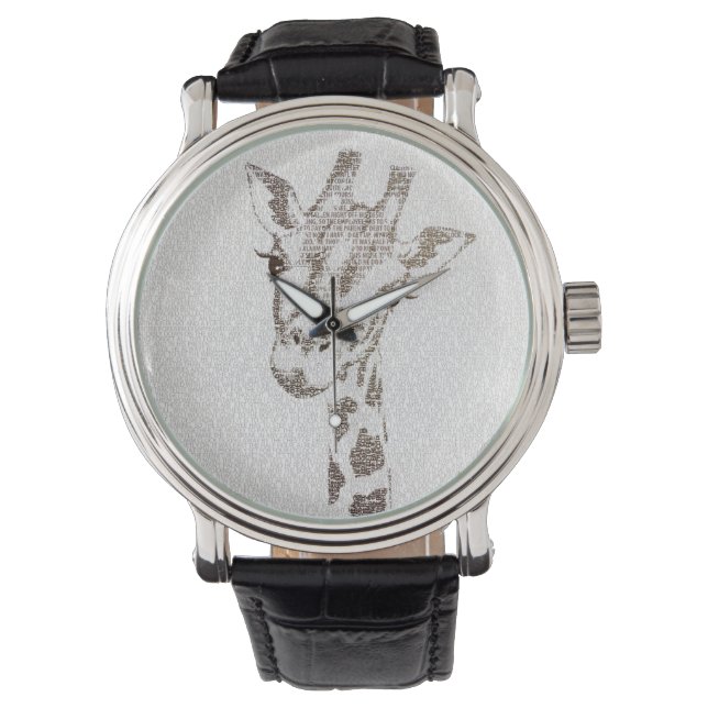 Montre La girafe intellectuelle (devant)