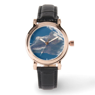 Montre La Grande Île D'Hawaï Et Ses Montagnes