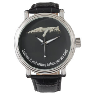 Montre La paresse ne fait que se reposer avant d'être fat