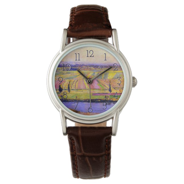 Montre La Plaine de Gennevilliers de Caillebotte (devant)