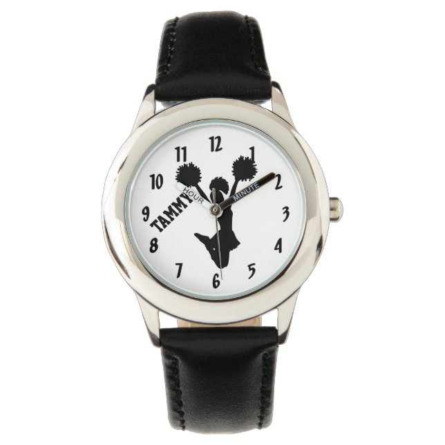 Montre La Pom-pom girl Silhouette Custom Watch (devant)