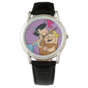 Montre La prise de bec de baiser des Flintstones   Betty