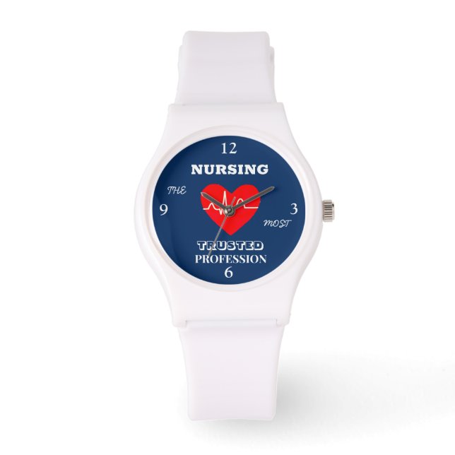 Montre La profession la plus digne de confiance Infirmièr (Recto)