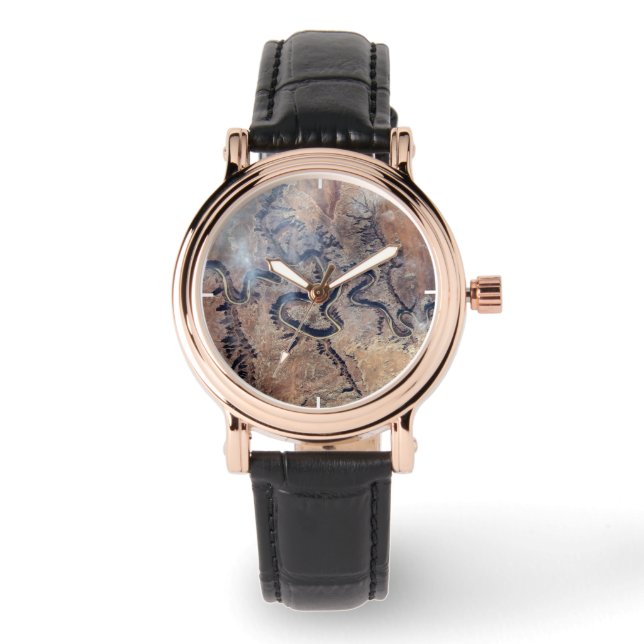 Montre La Rivière Verte Et Ses Canyons Tributaires Dans L (Recto)