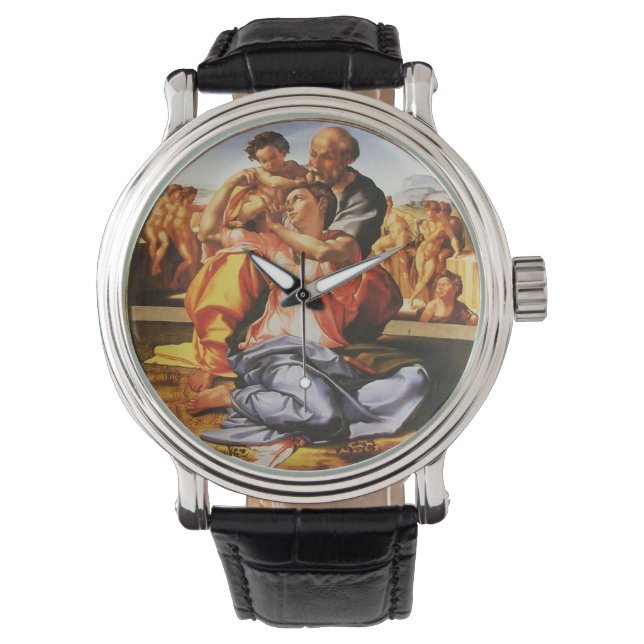 Montre La Sainte Famille .Le Doni Tondo (devant)