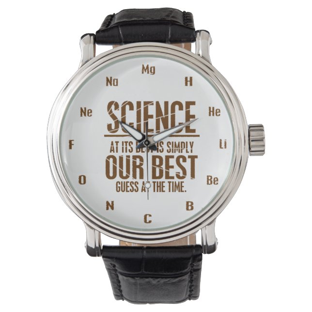 Montre La science à son meilleur (devant)