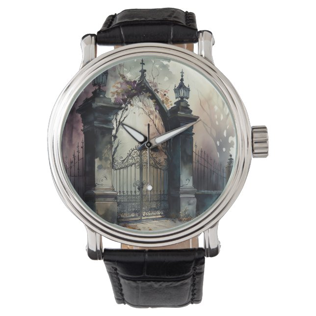 Montre La série de portes du cimetière gothique 12 (devant)