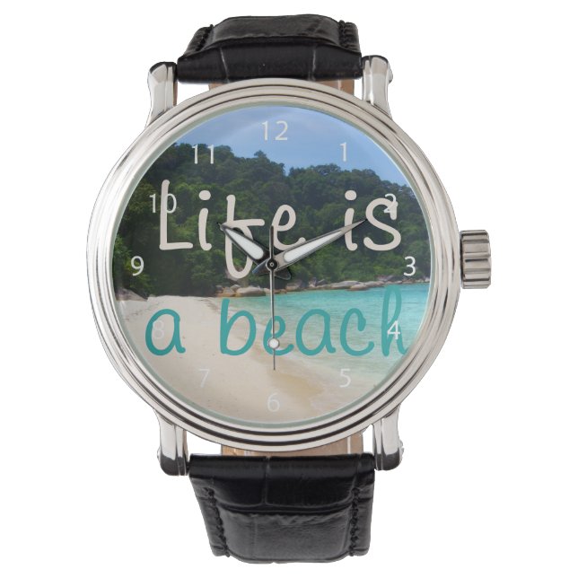 Montre La vie est une plage (devant)