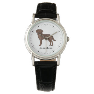 Montre Labrador Retriever Chocolat Nom d'Art de Lab Dog M