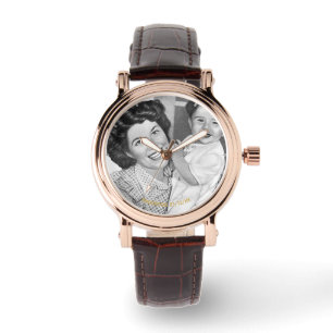 Montre Ladies PHOTO Watch 60th 70th 80th or ANY Birthday