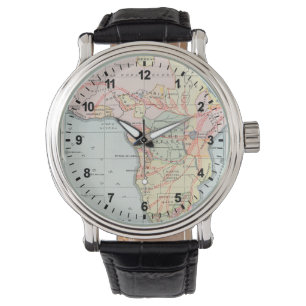 MONTRE L'AFRIQUE : CARTE, 1894