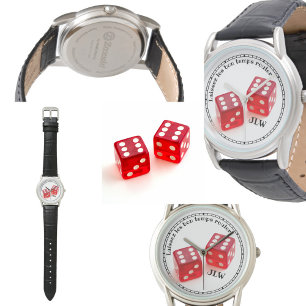 Montre Laissez les Bon Temps Rouler avec Initiales