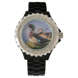 Montre Lakeside, canard en bois