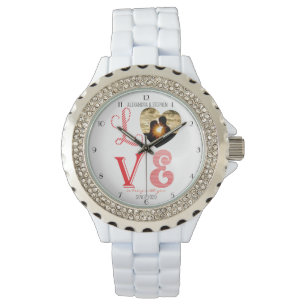 Montre L'amour est être avec vous Photo Heart Frame