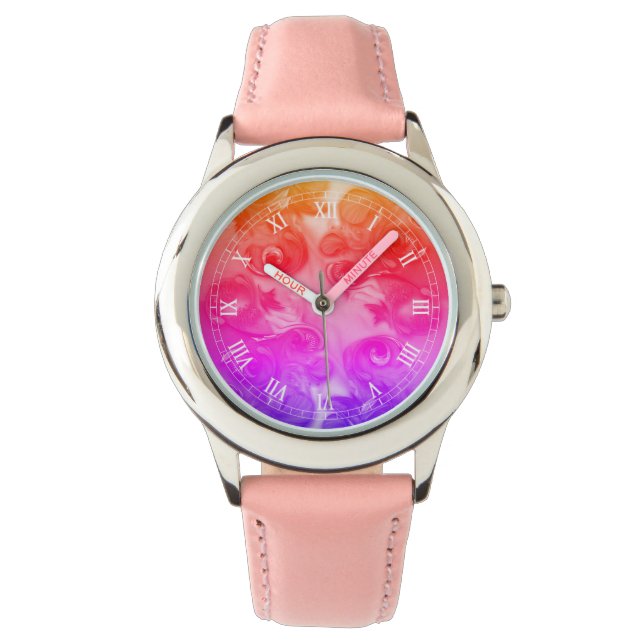 Montre "L'Ange Complexe", Bezel avec Regarder les Coeurs  (devant)