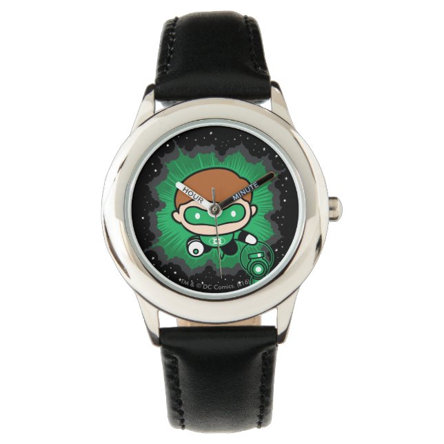 Montre Lanterne verte de Chibi qui traverse l'espace (devant)