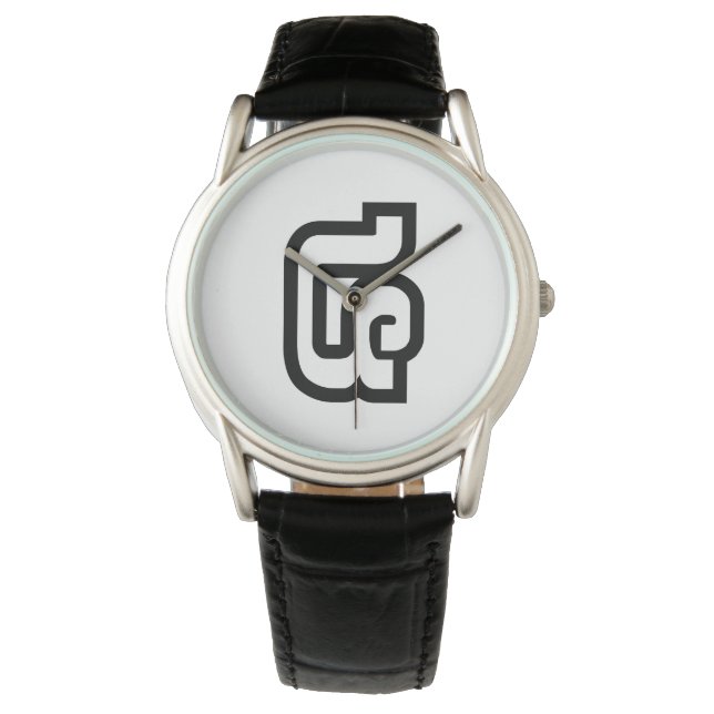 Montre Laotien / Laos Numéro Quatre / 4 / ໔ (Voir/Si) Lao (devant)