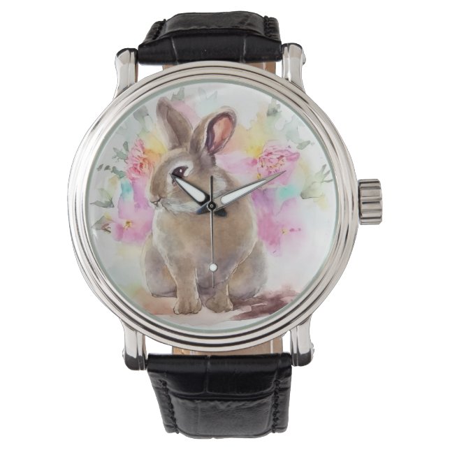 Montre Lapin Fleur (devant)