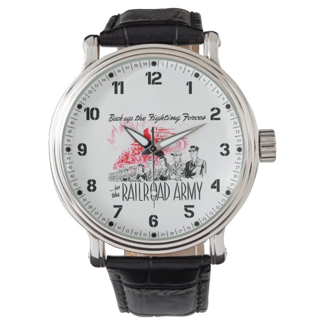 Montre L'Armée du Chemin de Fer - Appuyer les Forces comb (devant)