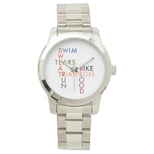 Montre Larmes de sueur de sang de course de vélo de bain