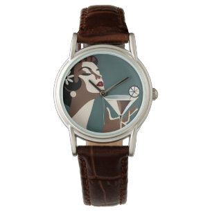 Montre L'Art Moderne du Milieu du Siècle La Martini DIva