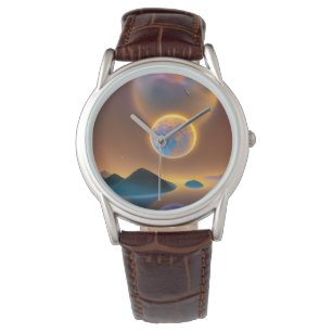 Montre L'art paysagère de la lune