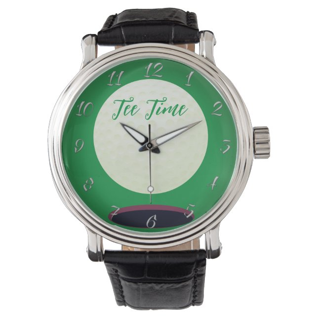 Montre Le cadeau de Tee Time Golfer (devant)