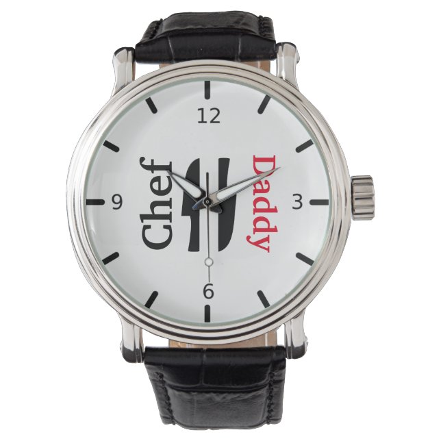 Montre Le chef personnalisé (devant)