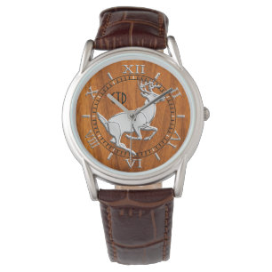 Montre Le chrome comme les cerfs communs courants