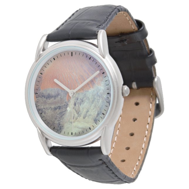 Montre Le Désert Du Sahara En Algérie, Afrique Du Nord. (Incliné)