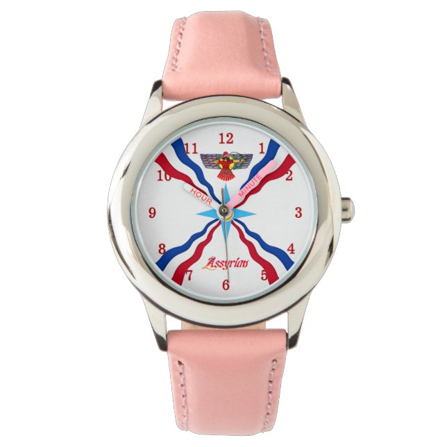 Montre Le drapeau assyrien (devant)