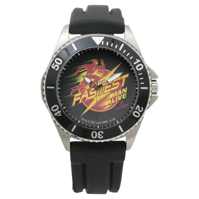 Montre Le Flash | L'Homme Le Plus Rapide Vit (devant)