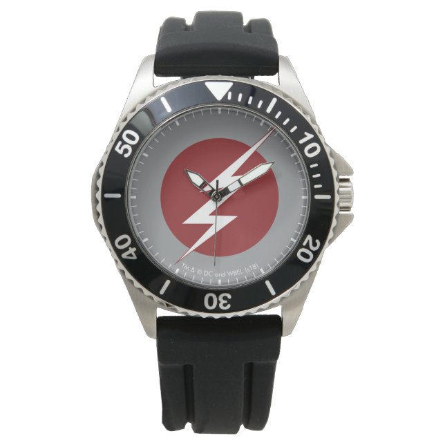 Montre Le Flash | Logo du boulon éclair (devant)