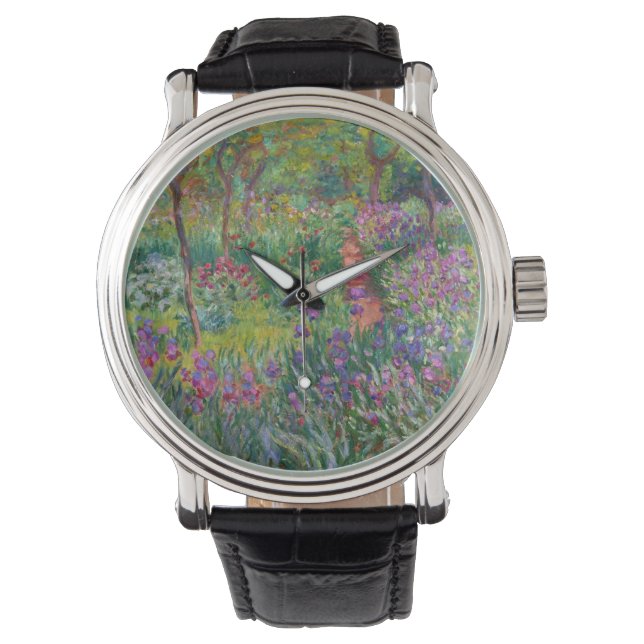 Montre Le Jardin Iris De Giverny By Claude Monet (devant)
