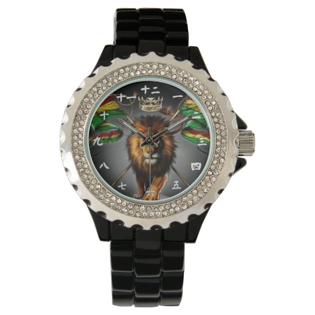 Montre Le lion jamaïcain chinois est King Watch (devant)