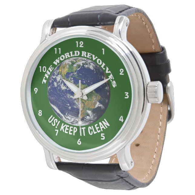 Montre Le Monde Révolue Autour De Nous Pour Le Maintenir  (Incliné)