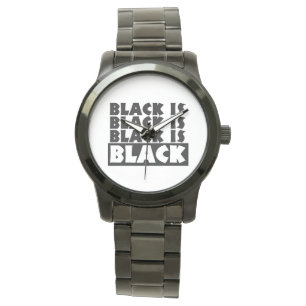 Montre Le noir est noir