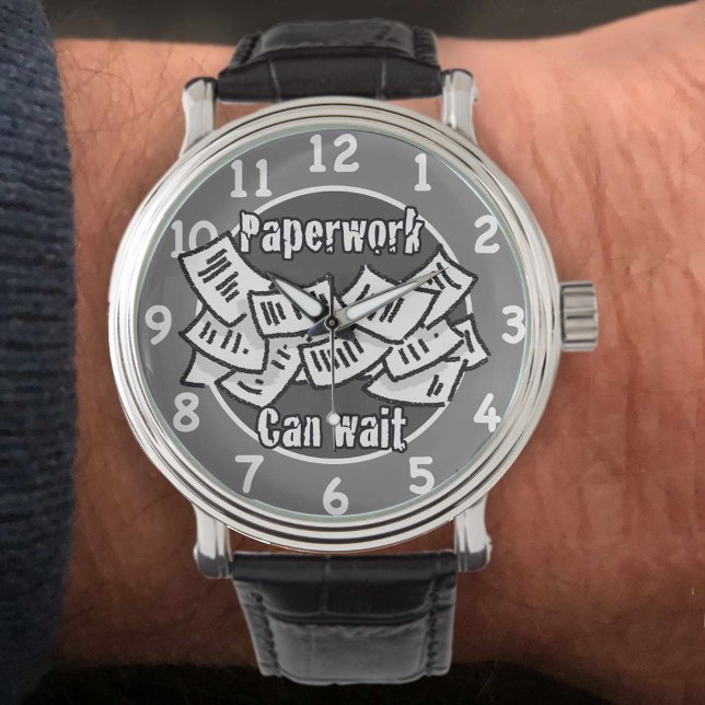 Montre Le Papier Peut Attendre. Comptable (Créateur téléchargé)