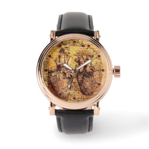 Montre Le Parchemin Coeur Et Ses Bateaux De Sang