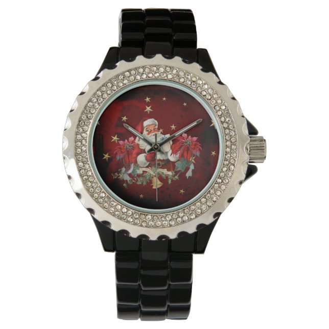 Montre Le Père Noël vous souhaite un joyeux Noël (devant)
