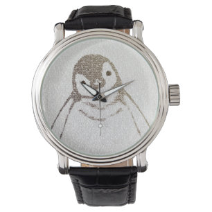 Montre Le pingouin intellectuel