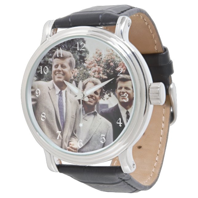Montre Le président américain John Kennedy & Robert & Ted (Incliné)